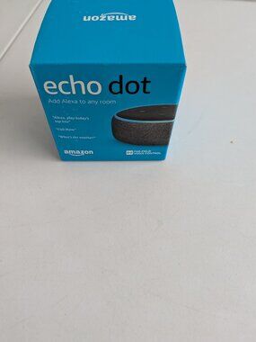 New In Box Amazon Echo Dot 3rd generation